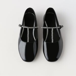 Zara Black Patent Kids Dress Shoes